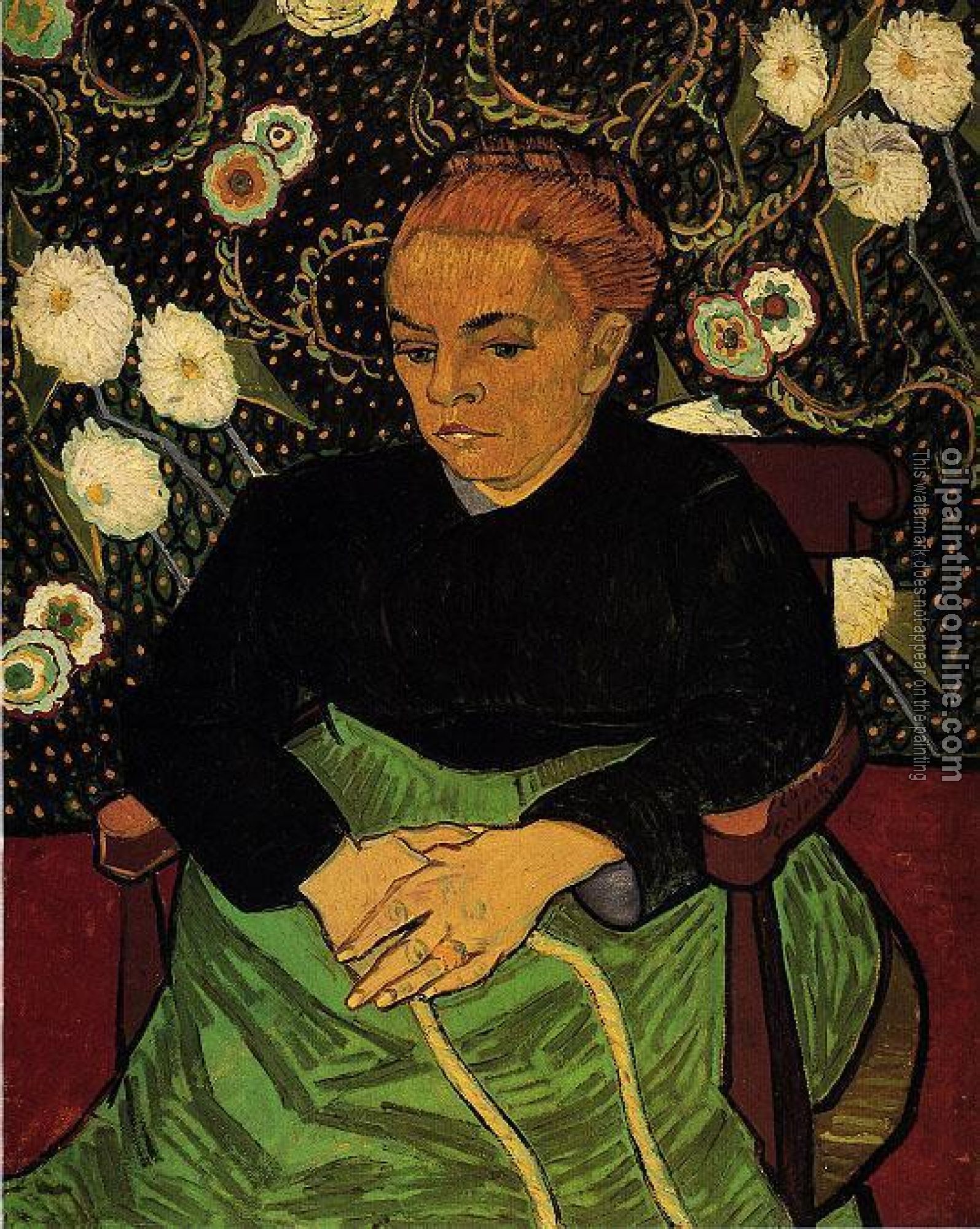 Gogh, Vincent van - La Berceuse, Augustine Roulin